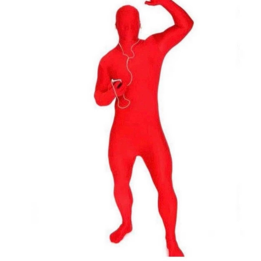 Red Full-Body Swim Suit